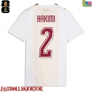 Marocko Achraf Hakimi #2 Bortatröja Dam VM 2026 Kortärmad